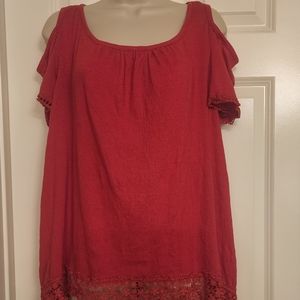 French Laundry Cold shoulder blouse